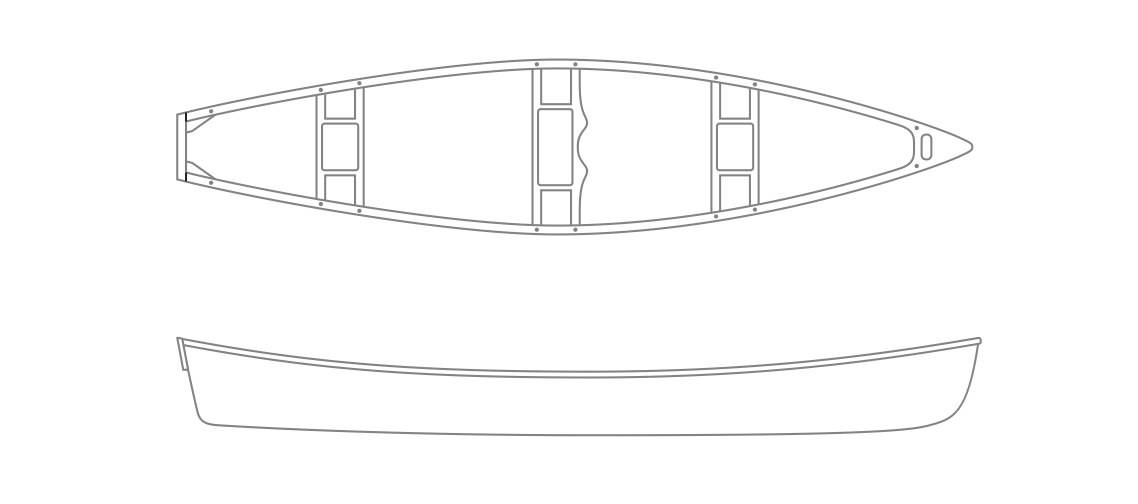 Esquif Heron in TFormex Old Creel Canoe & Kayak