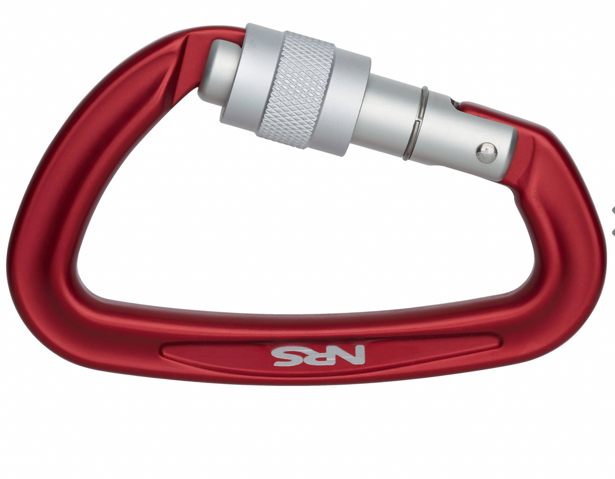NRS Sliq Screw Lock Carabiner Old Creel Canoe & Kayak